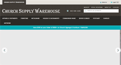 Desktop Screenshot of churchsupplywarehouse.com